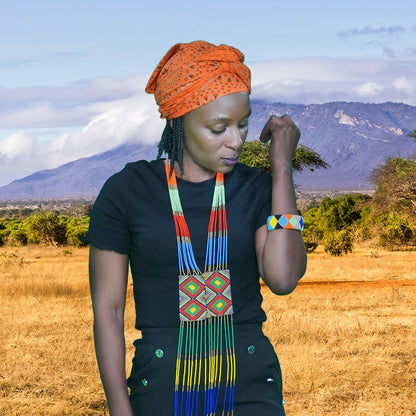 Beaded Thick Bangles