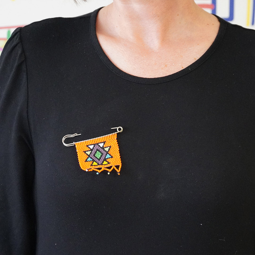 Zulu Love Letter Brooch