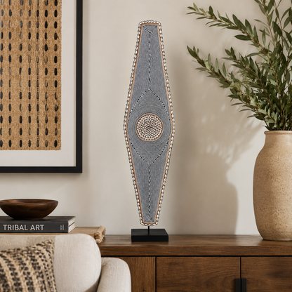 African Beaded King Shield