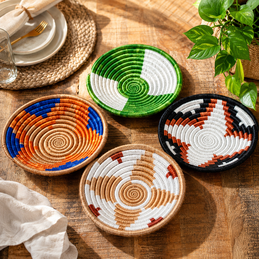 Rwandan Baskets - Set of 4