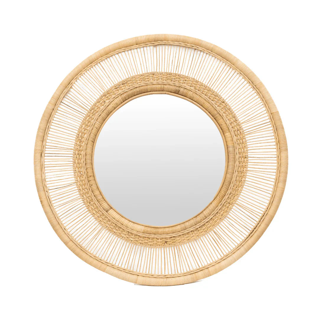 Solara Rattan Mirror