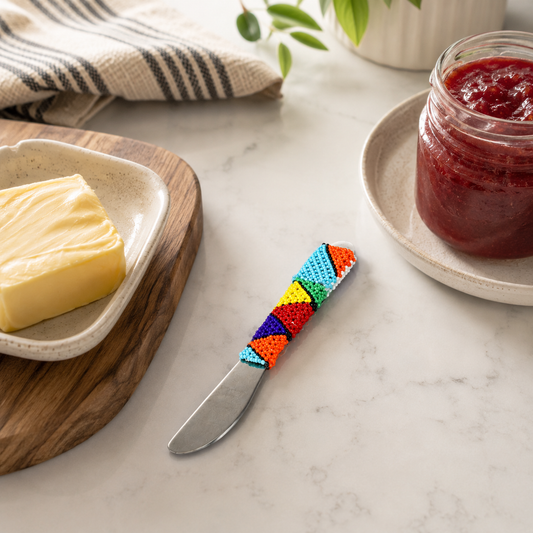 Zulu Beaded Butter Knife