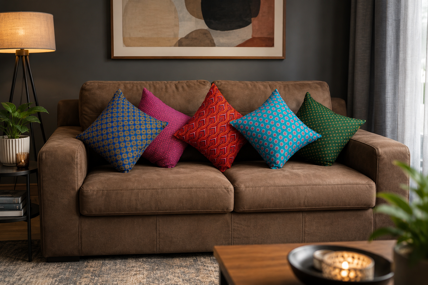 Shweshwe Cushion Covers