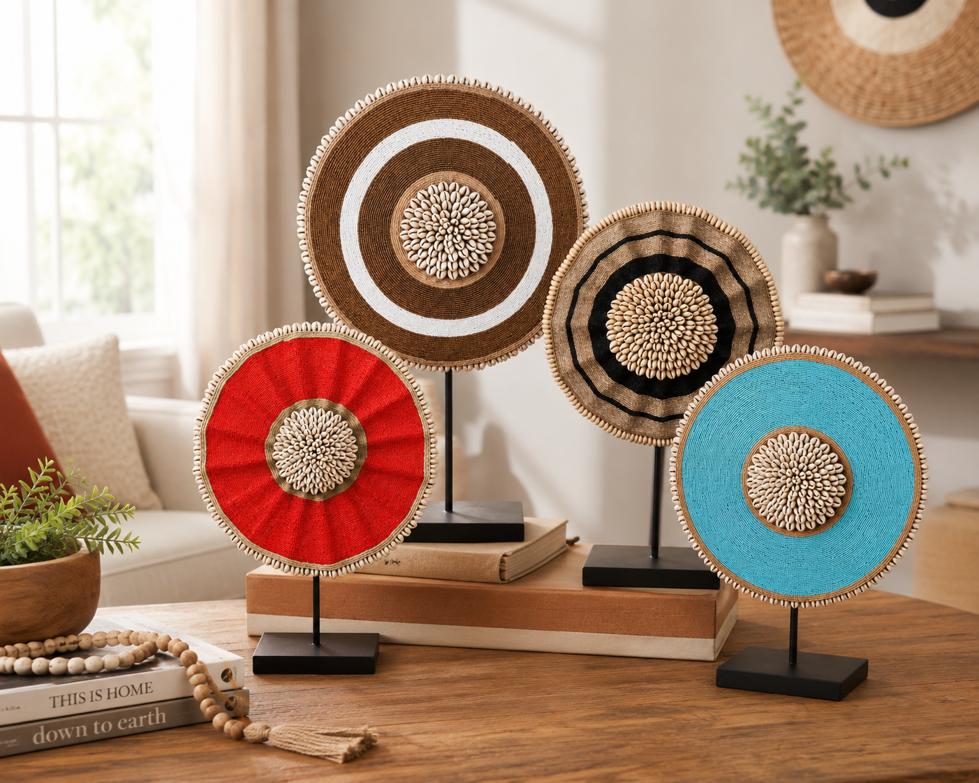 African Beaded Shield