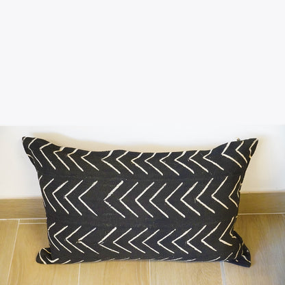 Salu-Mud Cloth Cushions - Black