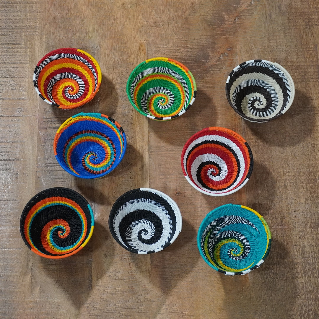 Handwoven Zulu Wire Baskets