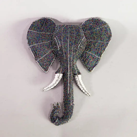 Beaded Elephant Head