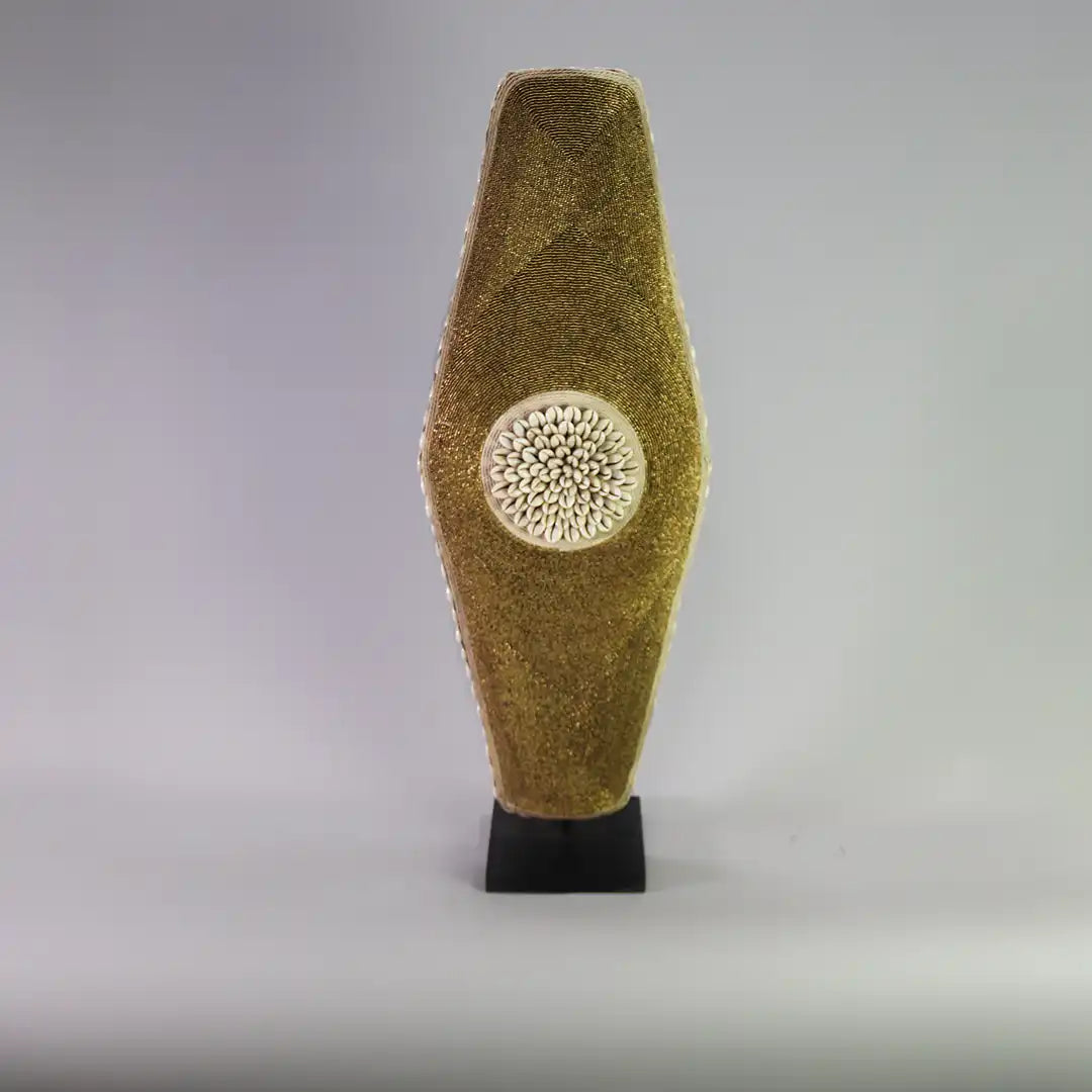 Beaded Oblong Shields