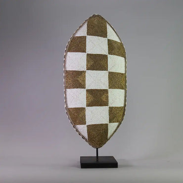 Beaded Oblong Shields