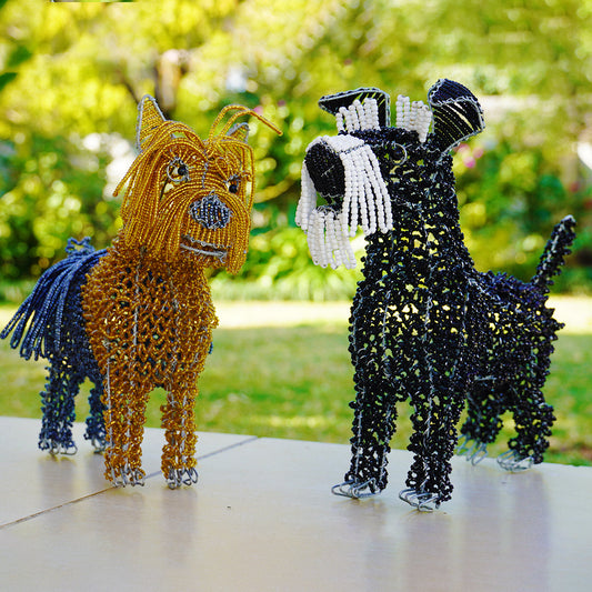 Beaded Dogs