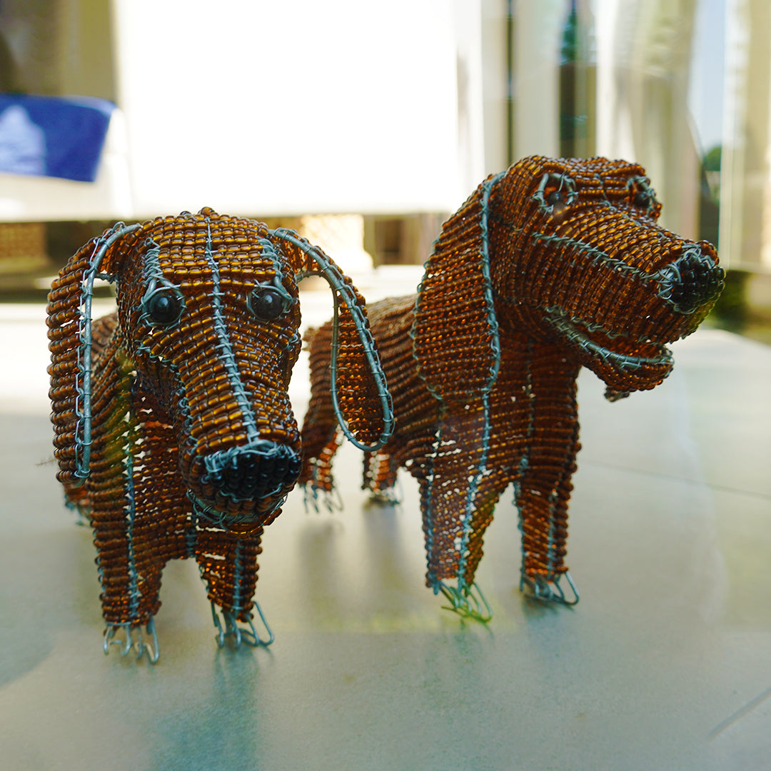 Beaded Dogs