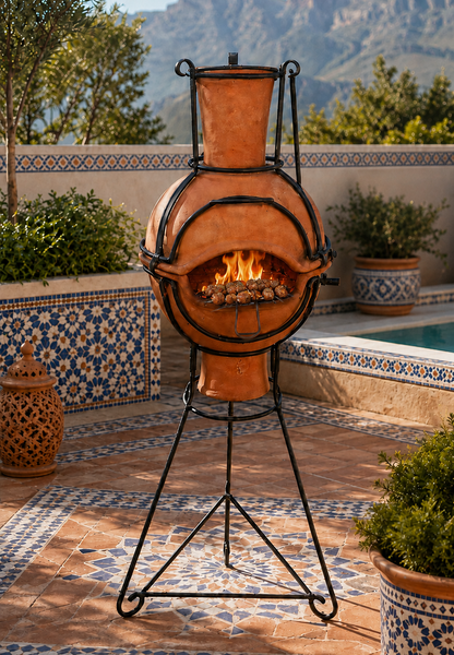 Traditional Moroccan clay oven