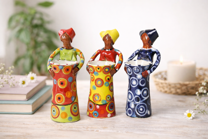 African Lady Vase