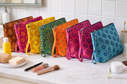 Shweshwe Make-up Bags