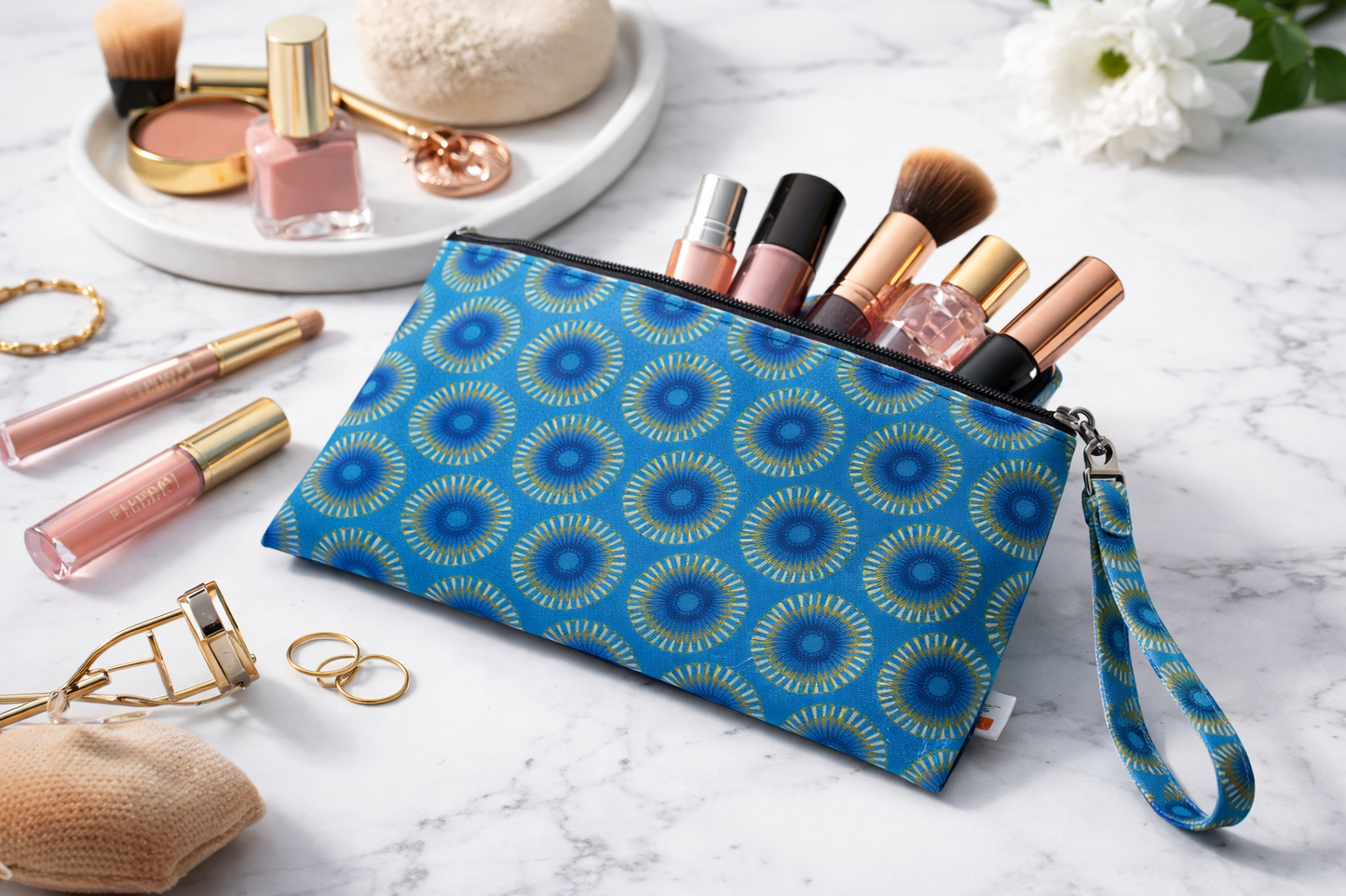 Shweshwe Make-up Bags