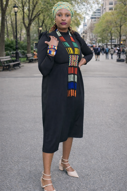 African Beaded Scarve
