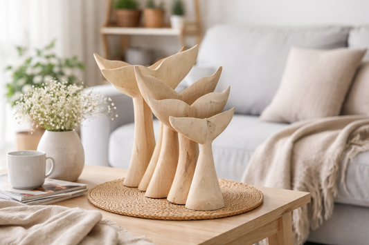 Whale Tail Décor Set