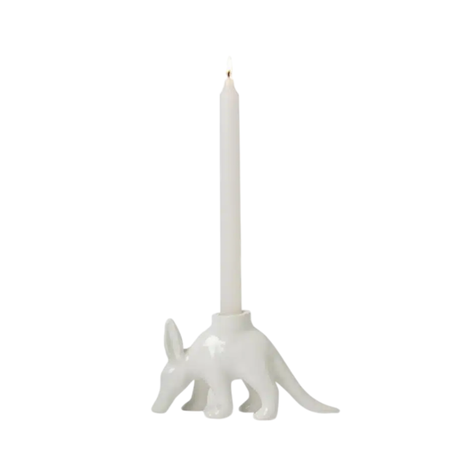 Aardvark Candlestick Holder