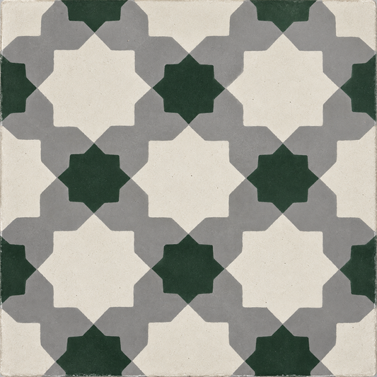Green Grey Pattern/m²
