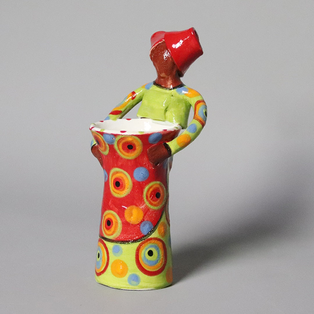 African Lady Vase (Various Colours)