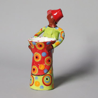 African Lady Vase (Various Colours)