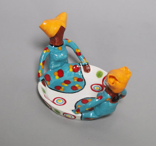 African 2 Lady Dishes