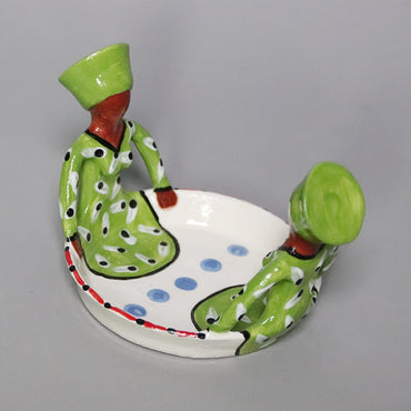 African 2 Lady Dishes