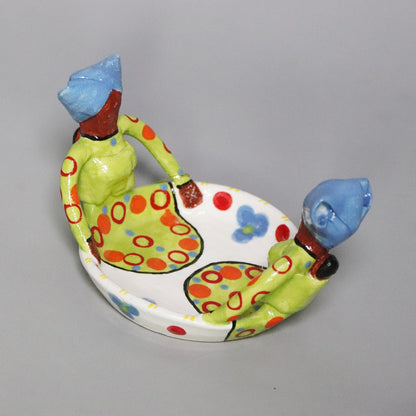 African 2 Lady Dishes