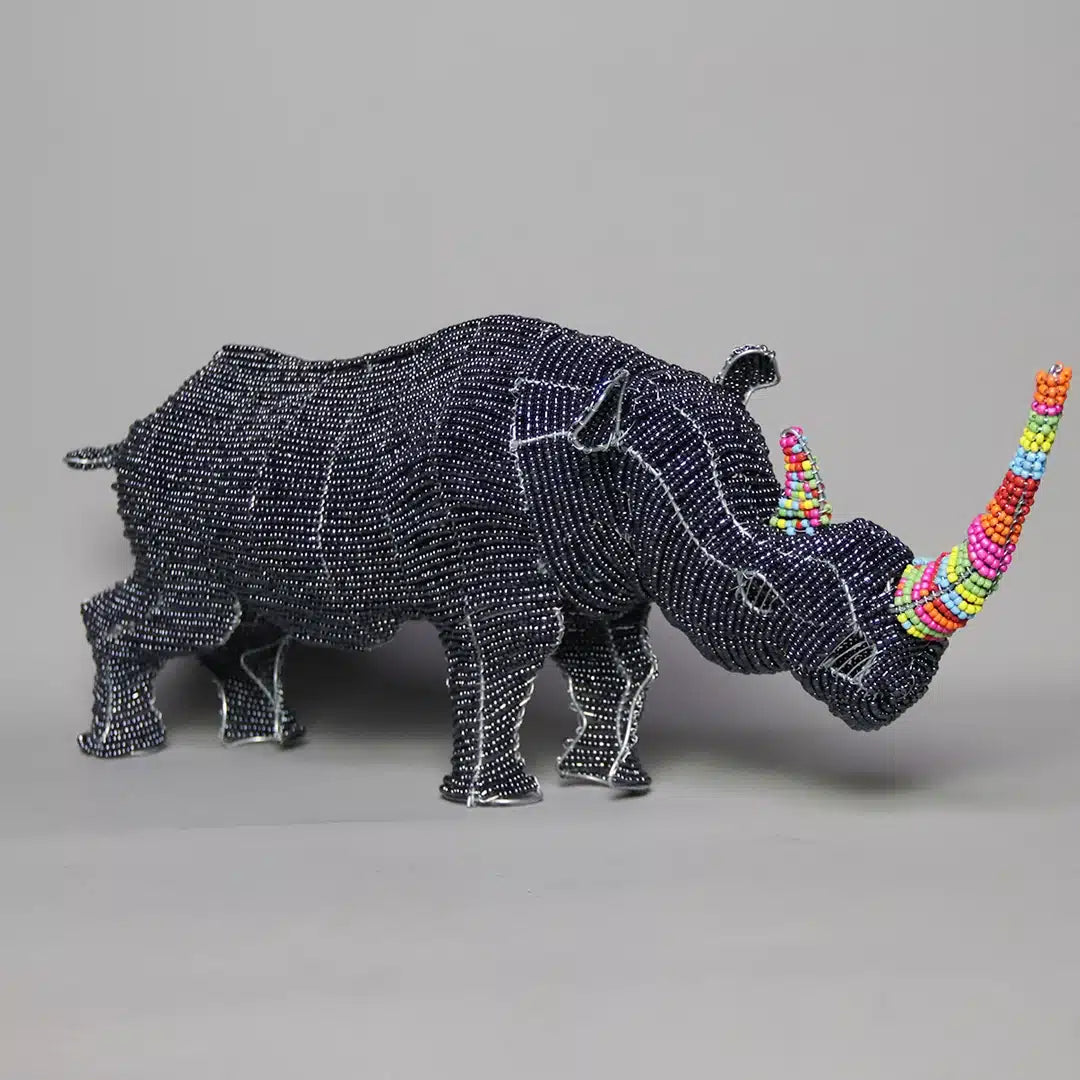 Beaded Rhino