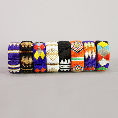 Beaded Thick Bangles
