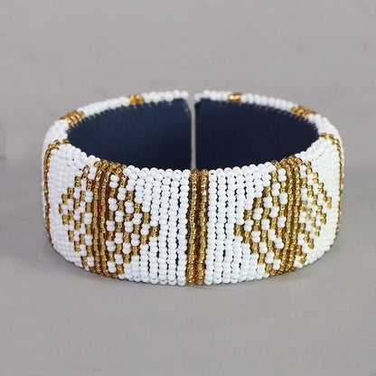 Beaded Thick Bangles