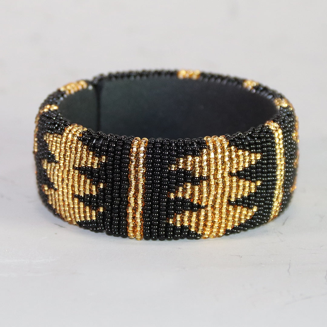 Beaded Thick Bangles