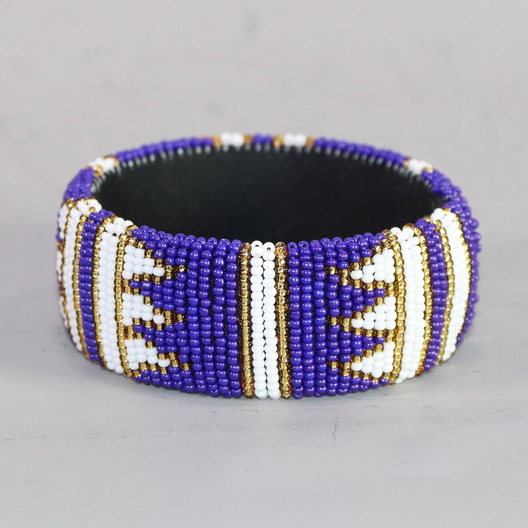 Beaded Thick Bangles