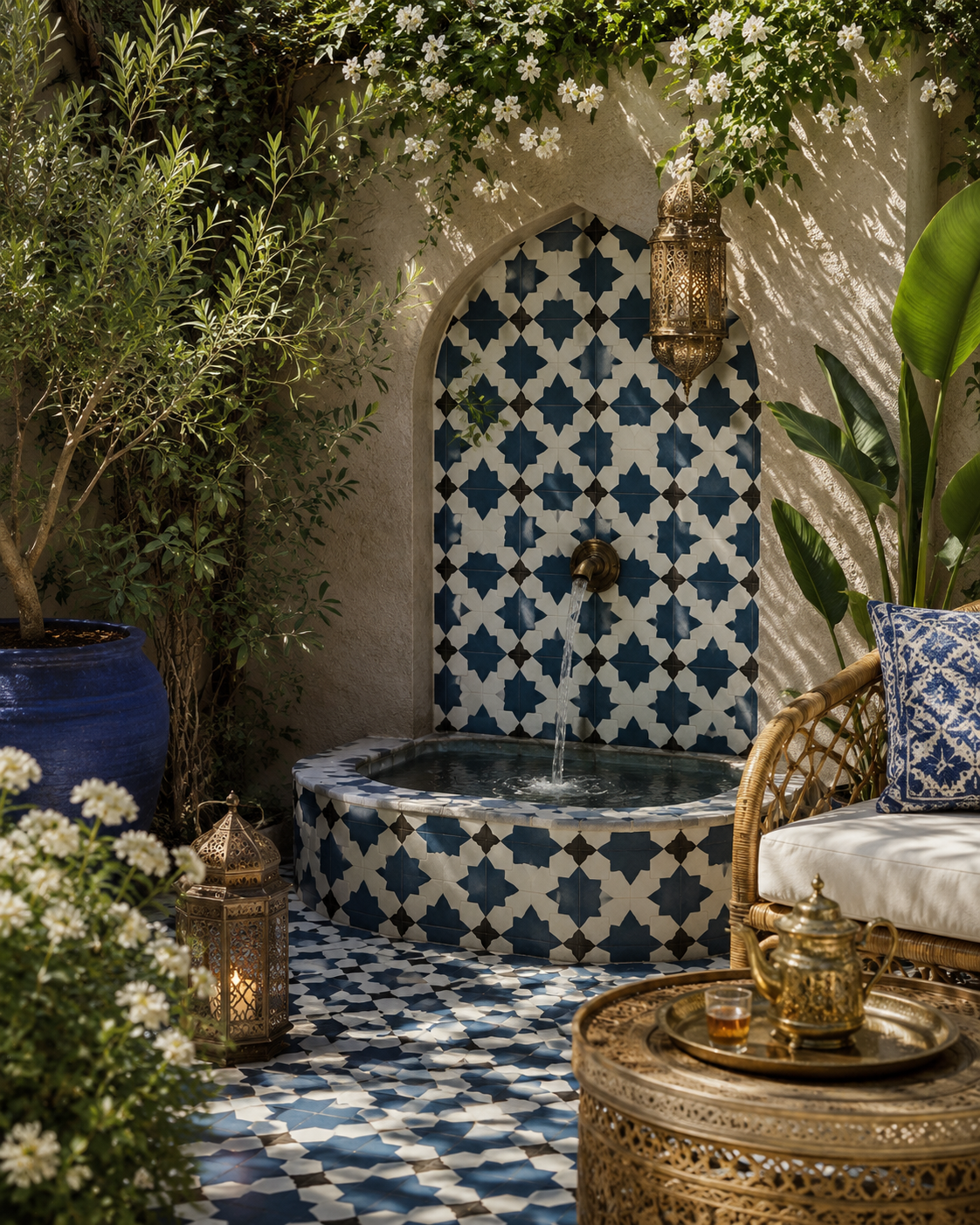 Blue Souk Mosaic