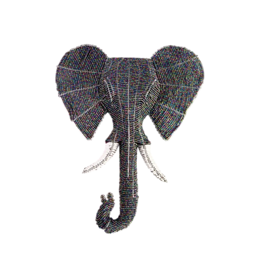 Beaded Flat Head Elephant
