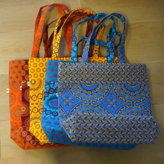 Shweshwe Tote Bags
