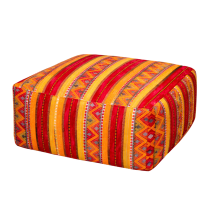 Sahara Geometric Floor Pouf