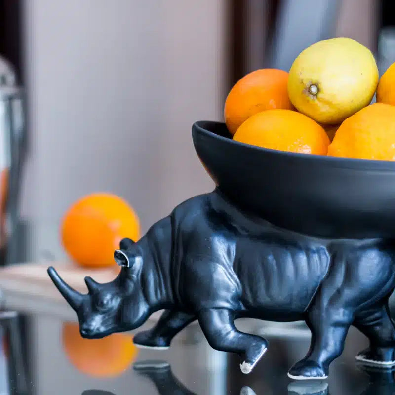 Two Rhino Fruit Bowl