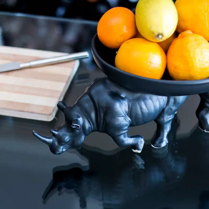 Two Rhino Fruit Bowl