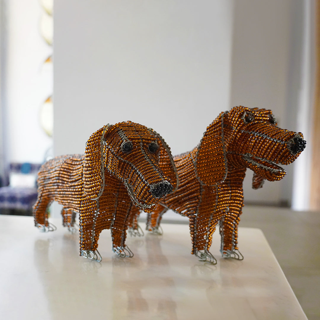 Beaded Dogs