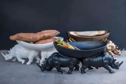 Two Rhino Fruit Bowl