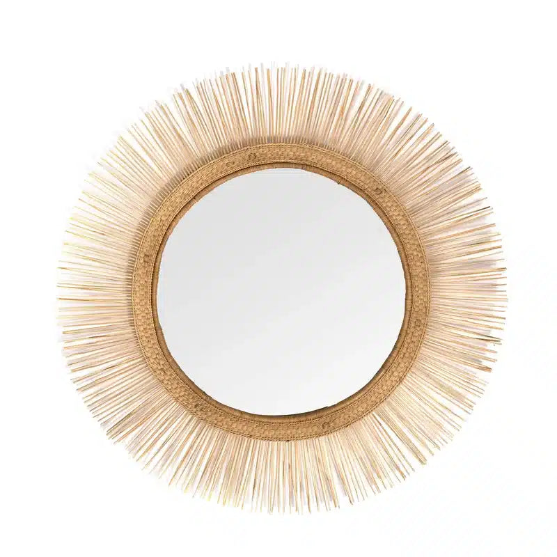 Sunburst Cane Mirror