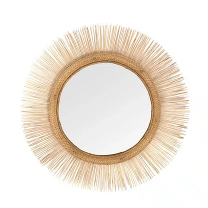 Sunburst Cane Mirror