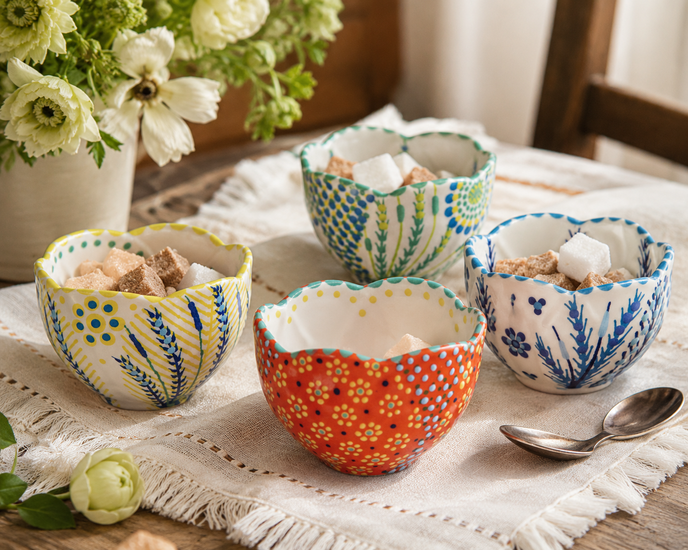 Tulip Sugar Bowls