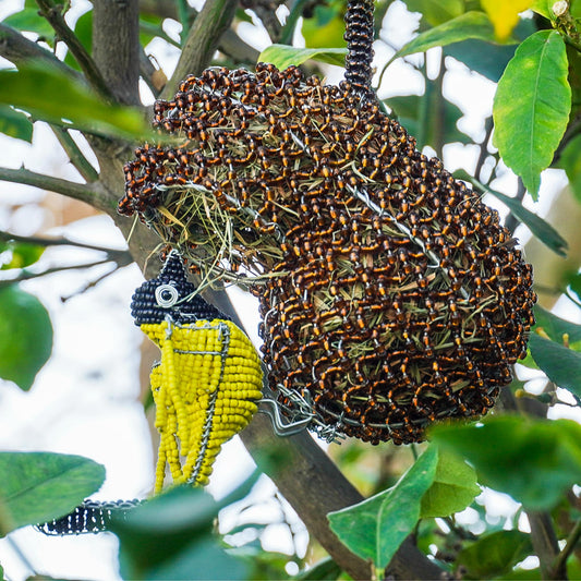 Beaded Birds Nest