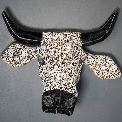 Beaded Nguni Cow Head