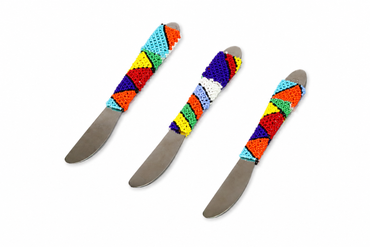 Zulu Beaded Butter Knife