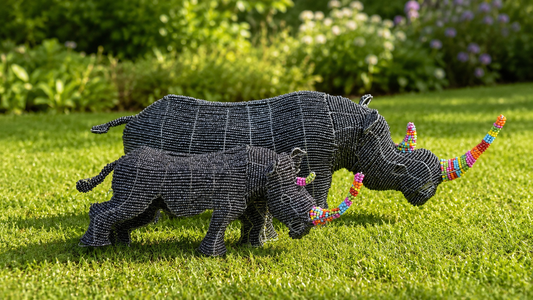 Beaded Rhino