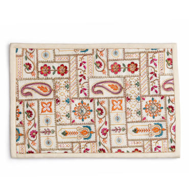 Jaipur Garden Collection Embroidered Placemat Set of 6