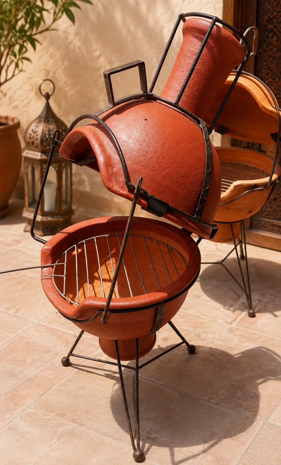 Traditional Moroccan clay oven